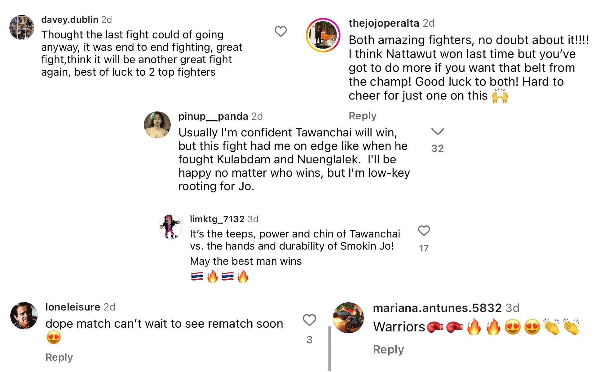 Instagram comments